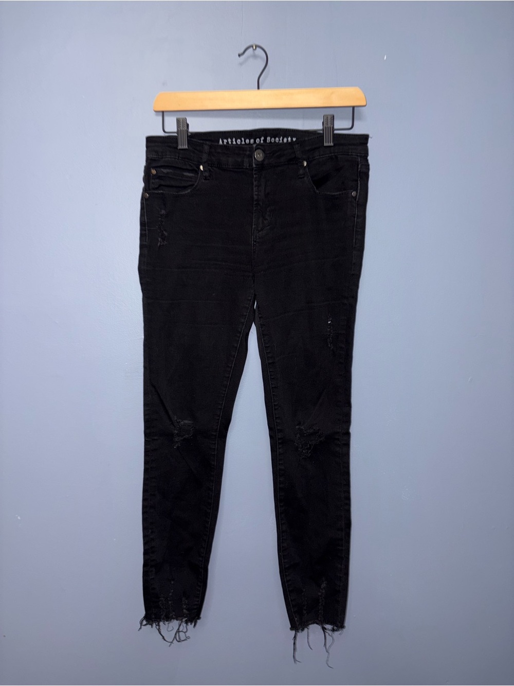 Articles of Society • Black Distressed Jeans